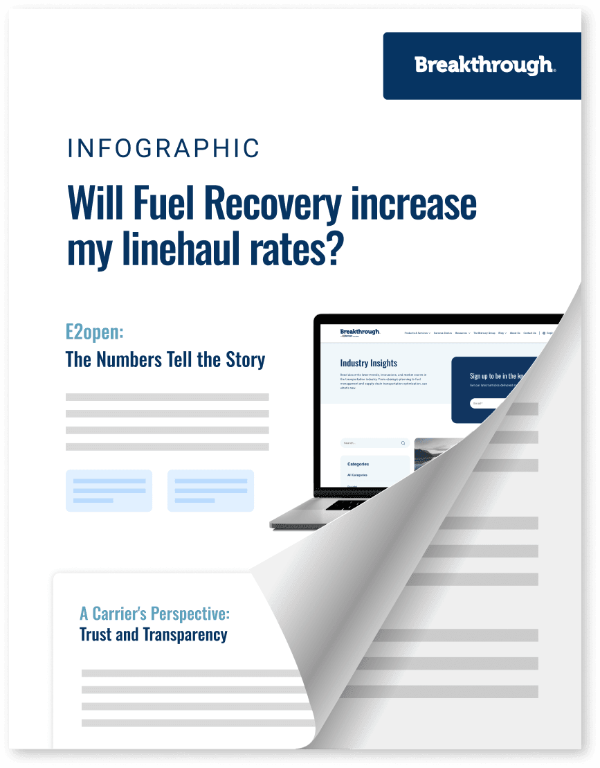 Will Fuel Recovery increase my linehaul rates infographic