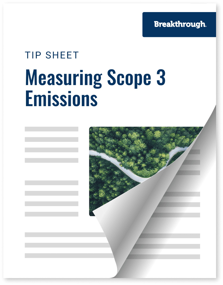 Tip Sheet: 4 Tips for Measuring Scope 3 Emissions